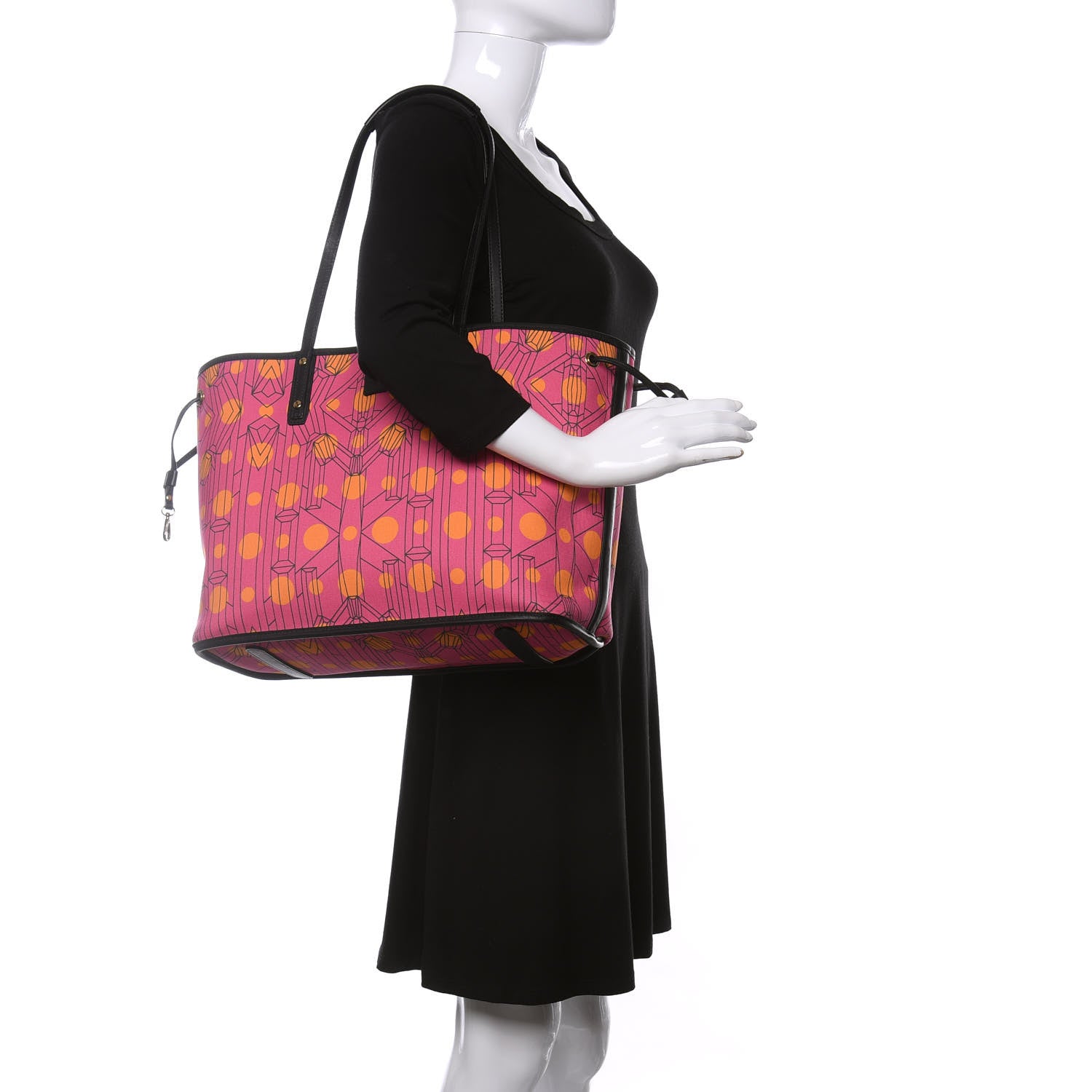 MCM Visetos Medium Project Reversible Shopper Tote Cognac 2 of 11