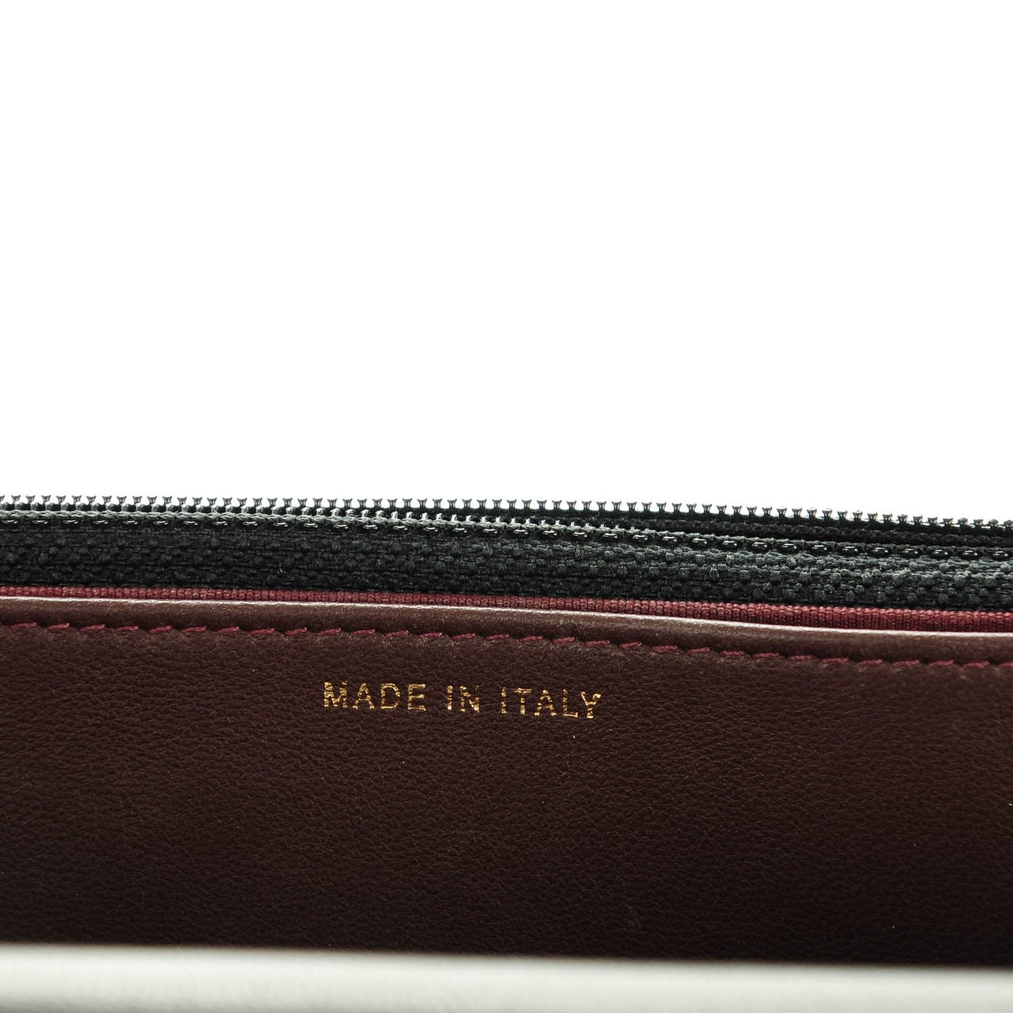 Aged Calfskin Quilted Reissue Wallet On Chain WOC Black