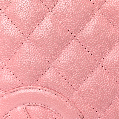 Chanel Caviar Quilted Petit Shopping Tote PST Pink 28 of 30