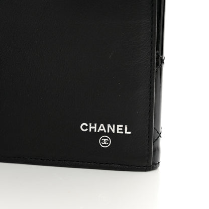 Chanel Patent Quilted Large Brilliant Flap Wallet Black 6 of 10