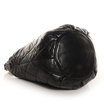 Chanel Lambskin Cloudy Bundle Hobo Black 4 of 7