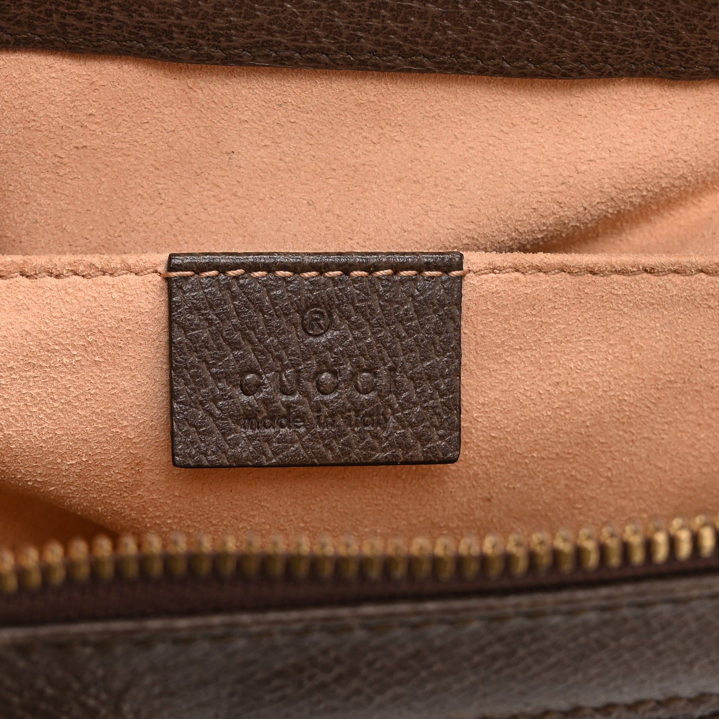 GG Supreme Monogram Small Ophidia Tote Bag Brown