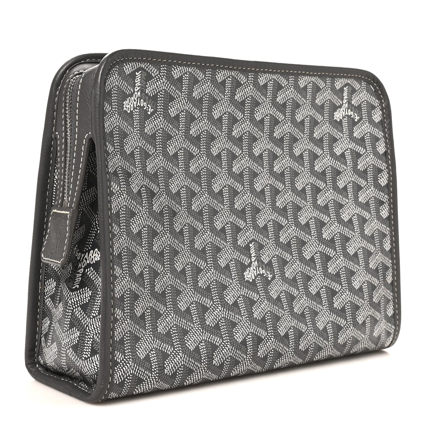 Goyardine Jouvence MM Toiletry Pouch Grey