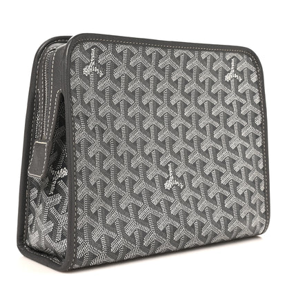 Goyard Goyardine Jouvence MM Toiletry Pouch Grey 3 of 8