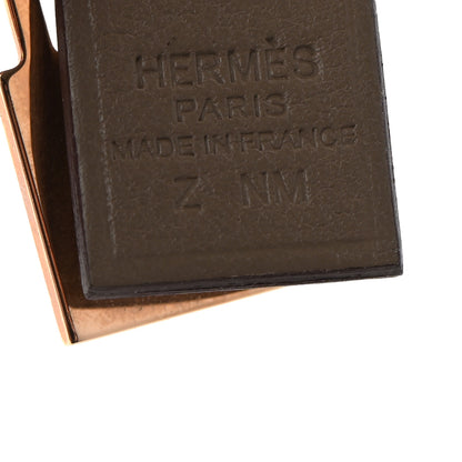 Hermes Swift O'Kelly Pendant Necklace Etain 6 of 8