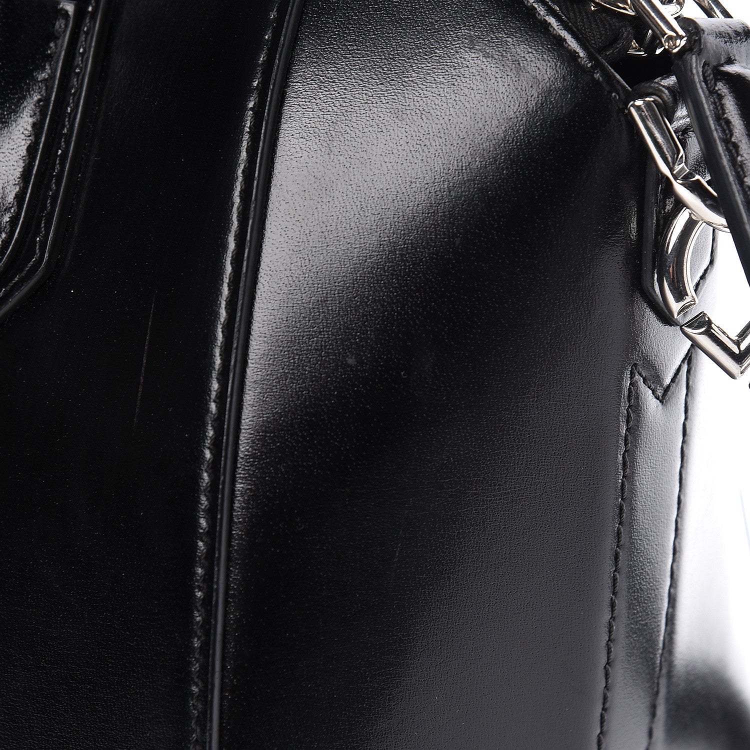 Givenchy Shiny Lord Calfskin Small Antigona Black 22 of 26