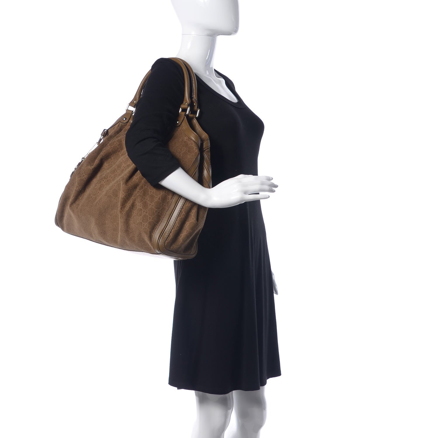 Gucci GG Corduroy Large Sukey Tote Brown 2 of 13