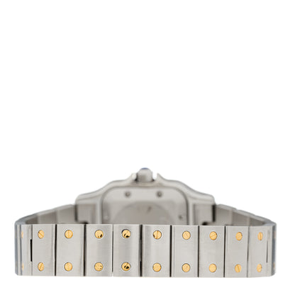 Cartier Stainless Steel 18K Yellow Gold 24mm Santos De Cartier Galbee Automatic Watch 3 of 4