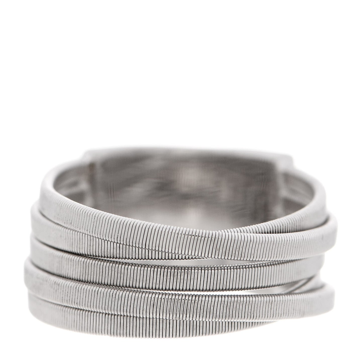 18K White Gold Masai Five Strand Ring 51 5.75