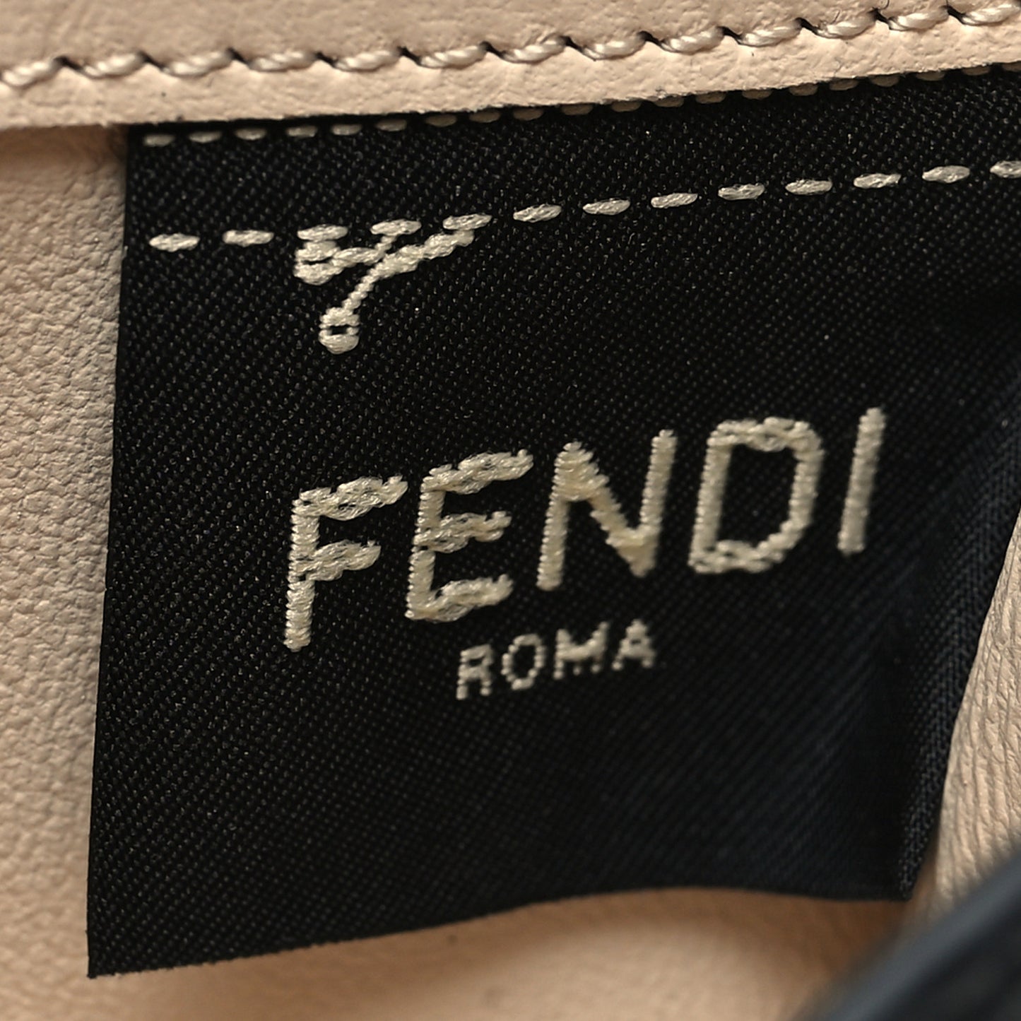 Cuoio Romano Vitello Grace Micro Peekaboo Tri-Fold Wallet Black Camelia