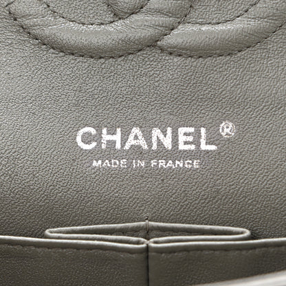Chanel Caviar Quilted Medium Double Flap Grey 5 of 9
