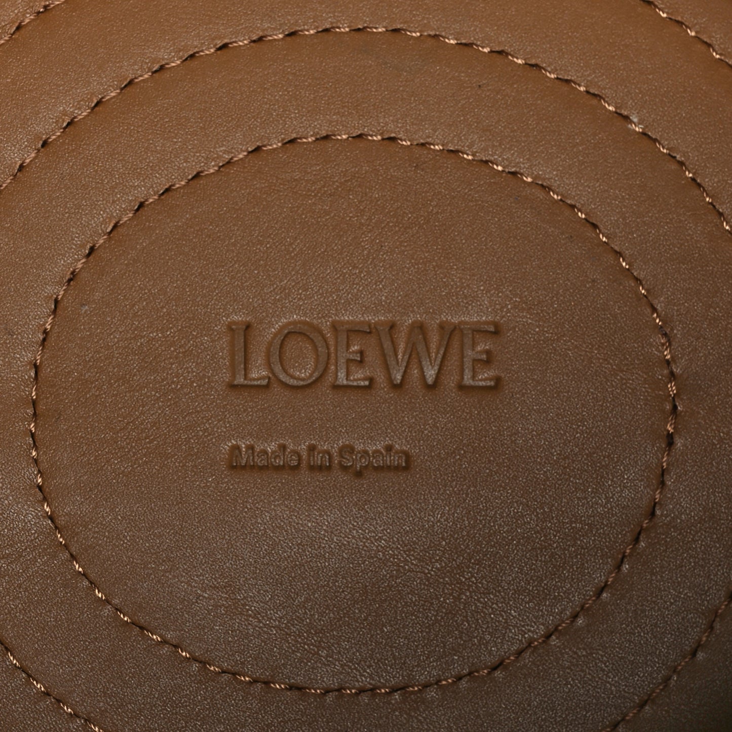 Shiny Nappa Calfskin Paseo Bag Oak