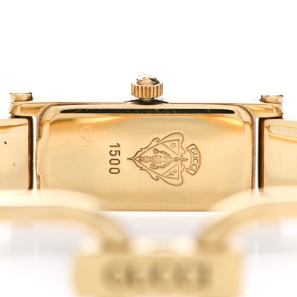 Gucci Stainless Steel 12mm 1500L Horsebit Quartz Watch Gold 4 of 6