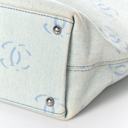 Chanel Denim CC Tote Blue 8 of 8