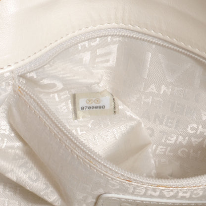 Chanel Lambskin Square Quilted Shoulder Bag White 8 of 8