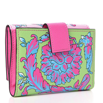 Versace Calfskin Voyage Barocco Compact Wallet 3 of 6