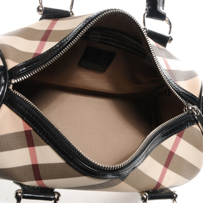 Burberry Supernova Check Chester Bowling Bag Black 5 of 9