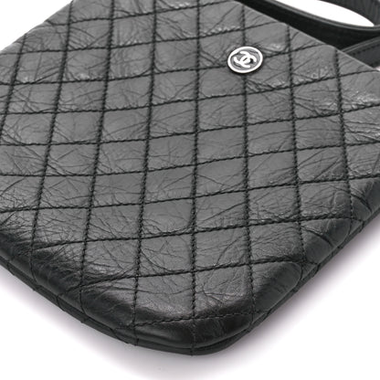 Chanel Aged Calfskin Quilted Crossbody Bag Black 13 of 13