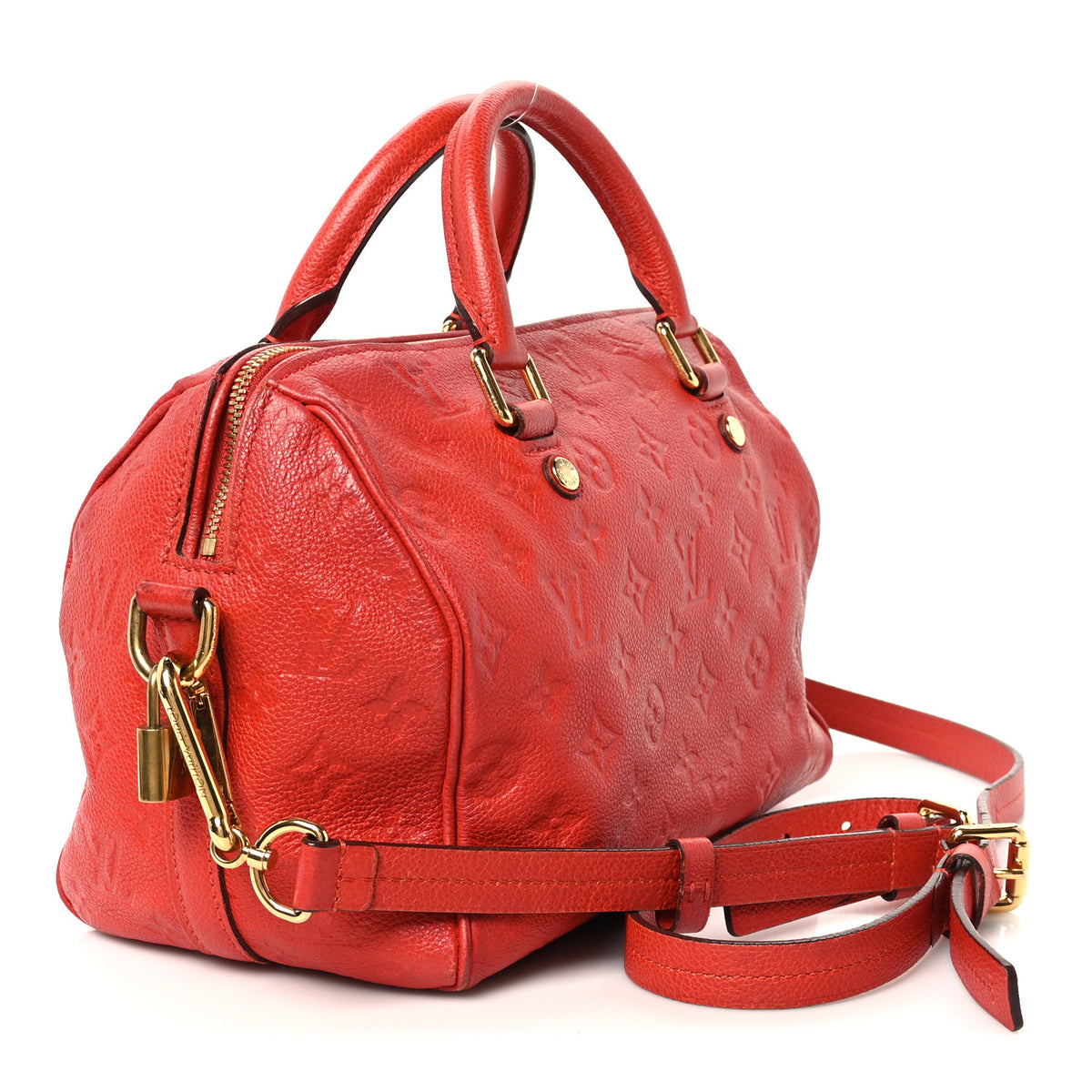 Louis Vuitton Empreinte Speedy Bandouliere 25 Cherry 2 of 9