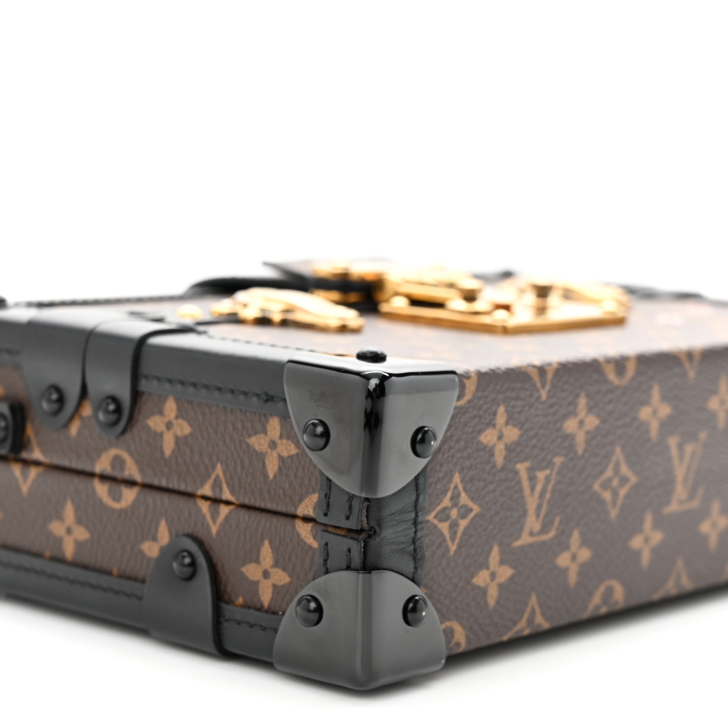 Louis Vuitton Monogram Petite Malle Black 8 of 9