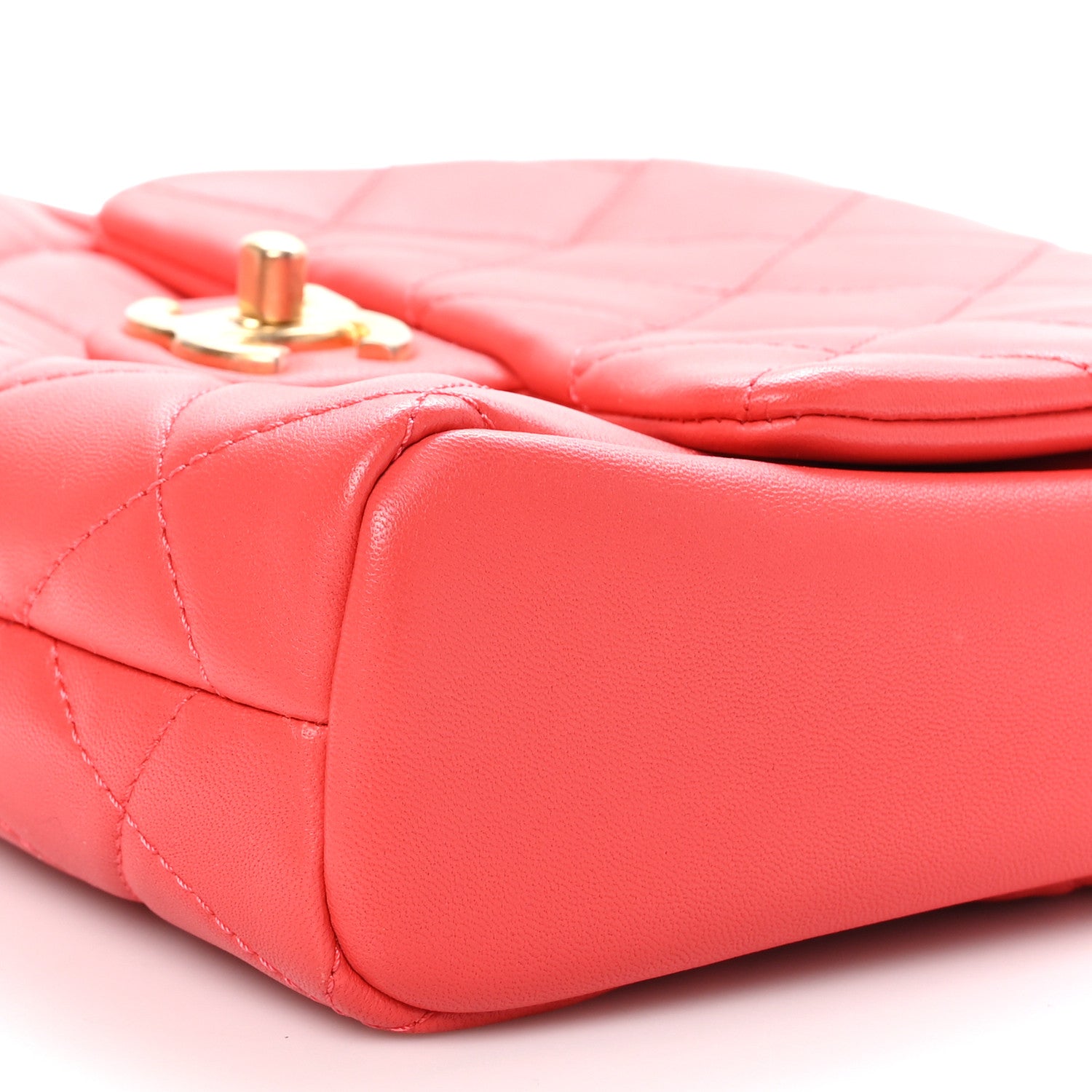 Chanel Lambskin Quilted Side-Packs Red 12 of 14