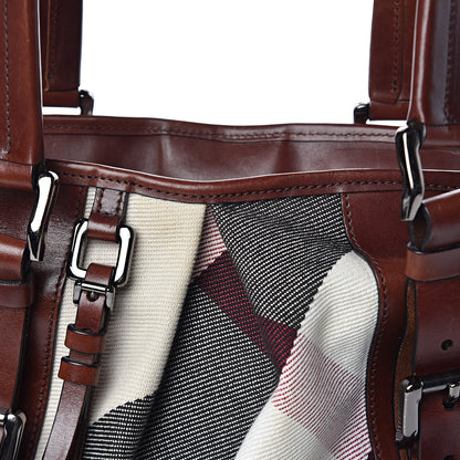 Burberry Canvas Mega Check Lowry Brown 20 of 20