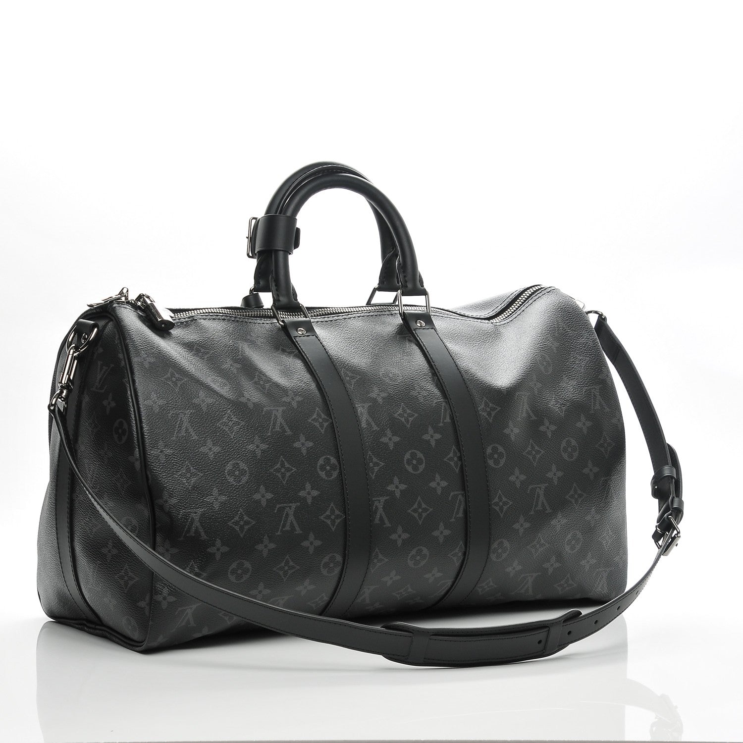 Louis Vuitton Monogram Eclipse Keepall Bandouliere 45 3 of 7