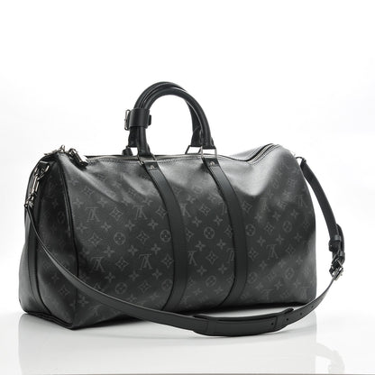 Louis Vuitton Monogram Eclipse Keepall Bandouliere 45 3 of 7