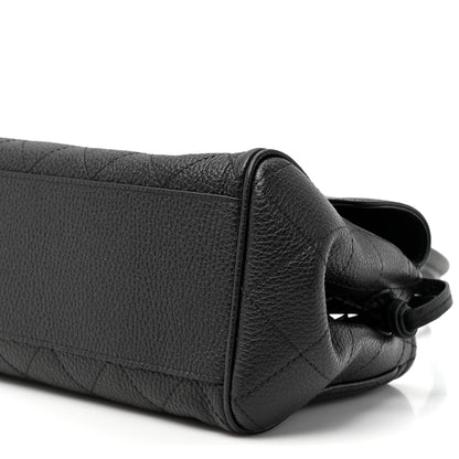Chanel Grained Calfskin Stitched Urban Essentials Small Shopping Bag Black 9 of 10