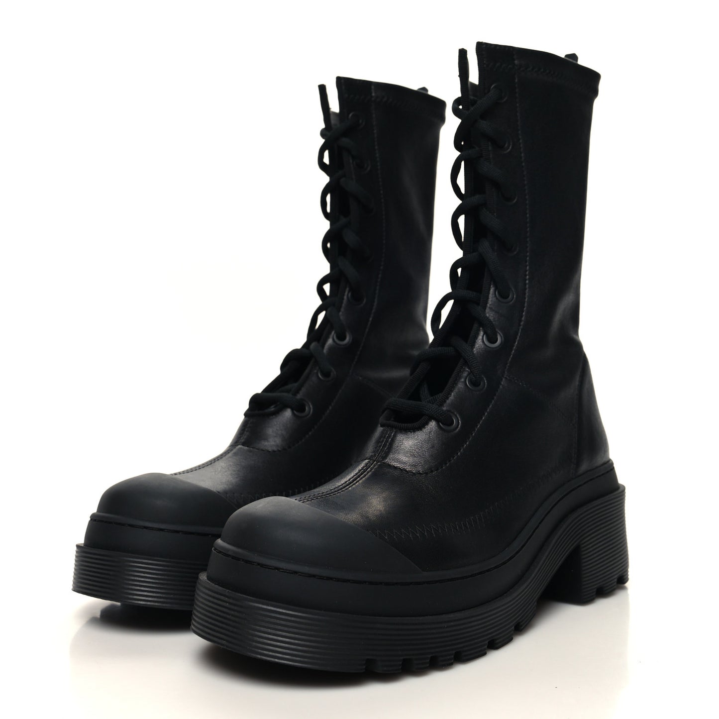 Nappa Stretch Dior Arcade Boots 36.5 Black