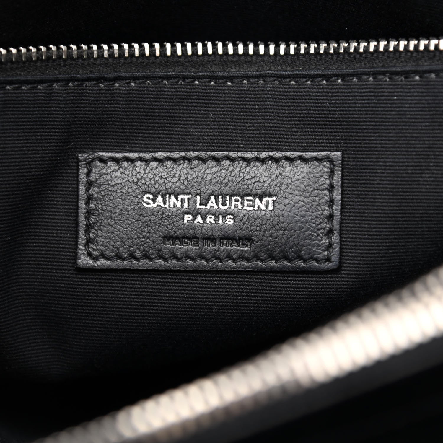 Saint Laurent Calfskin Y Quilted Monogram Medium Loulou Chain Satchel Black 6 of 10