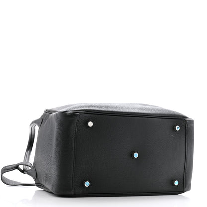 Hermes Taurillon Clemence Lindy 30 Black 4 of 12