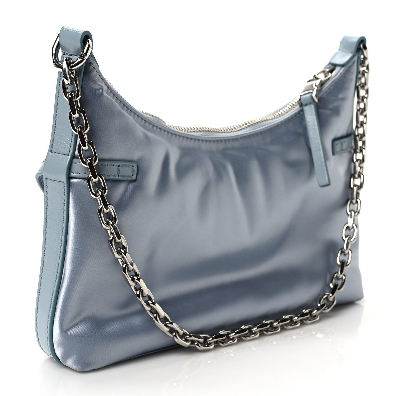 Givenchy Satin Voyou Party Bag Blue 3 of 9
