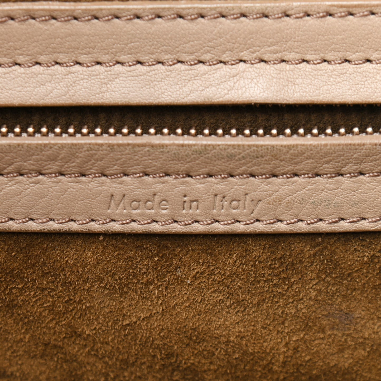 Supple Calfskin Medium Phantom Luggage Taupe