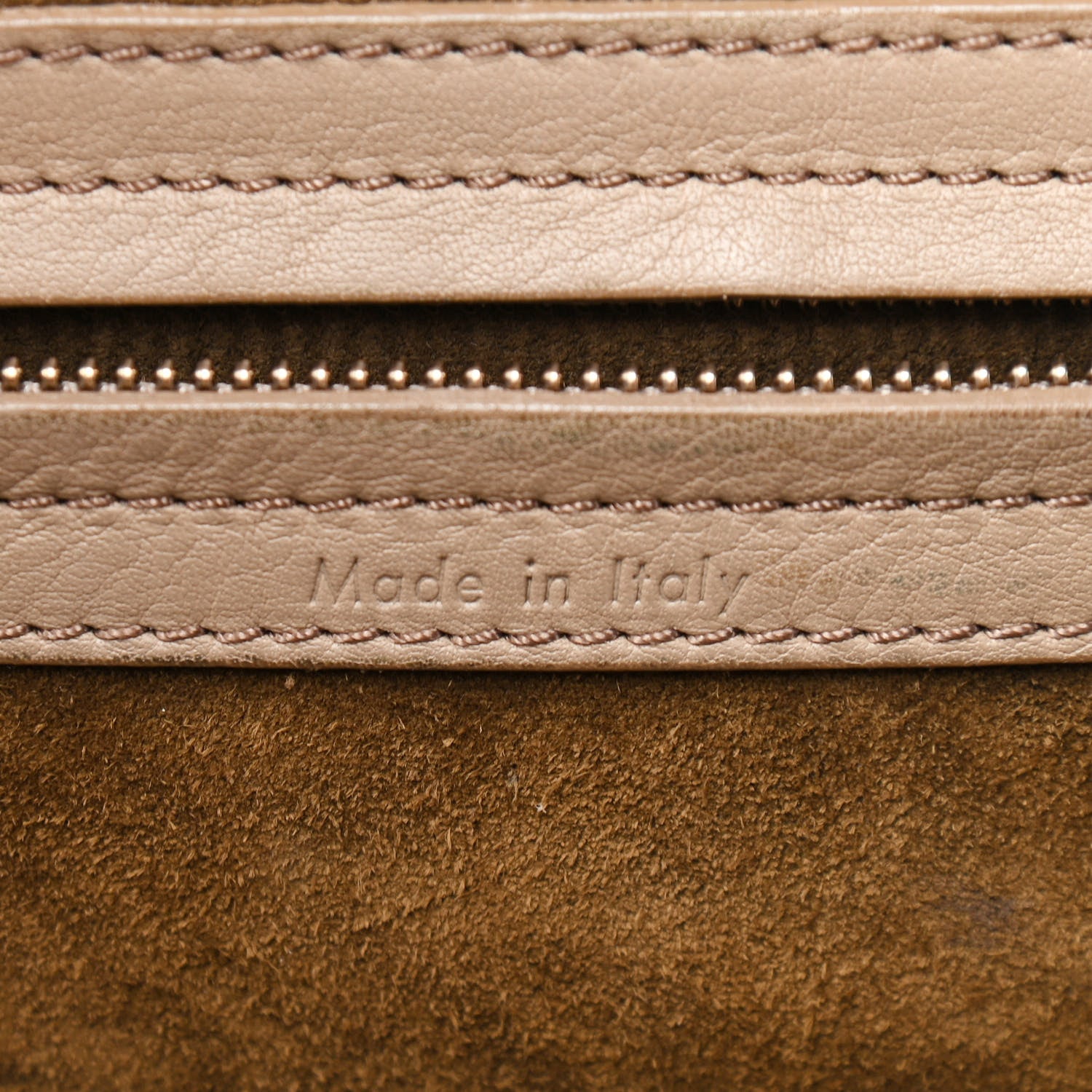 Celine Supple Calfskin Medium Phantom Luggage Taupe 6 of 9