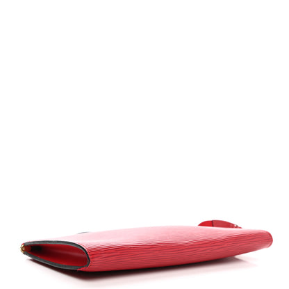 Louis Vuitton Epi Pochette Accessories 24 Castillan Red 4 of 11