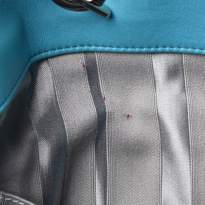 Chanel Lambskin CC Disc Tote Turquoise 9 of 12