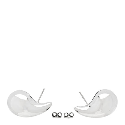 Bottega Veneta Sterling Silver Small Drop Earrings 3 of 6