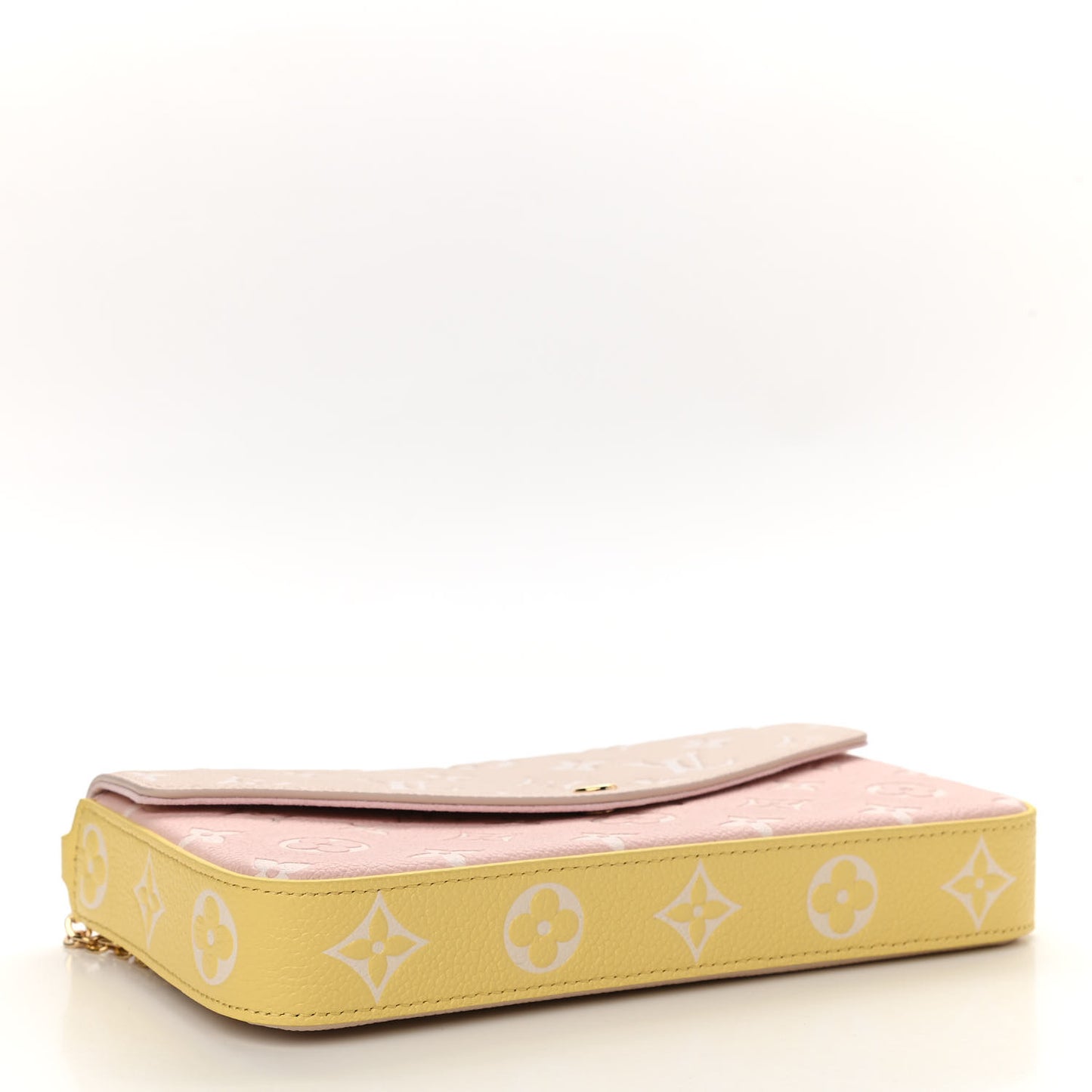 Empreinte Spring in the City Felicie Pochette Chain Wallet Pink Beige Yellow