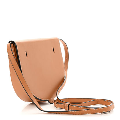 Loewe Soft Calfskin Heel Saddle Bag Tan 3 of 12