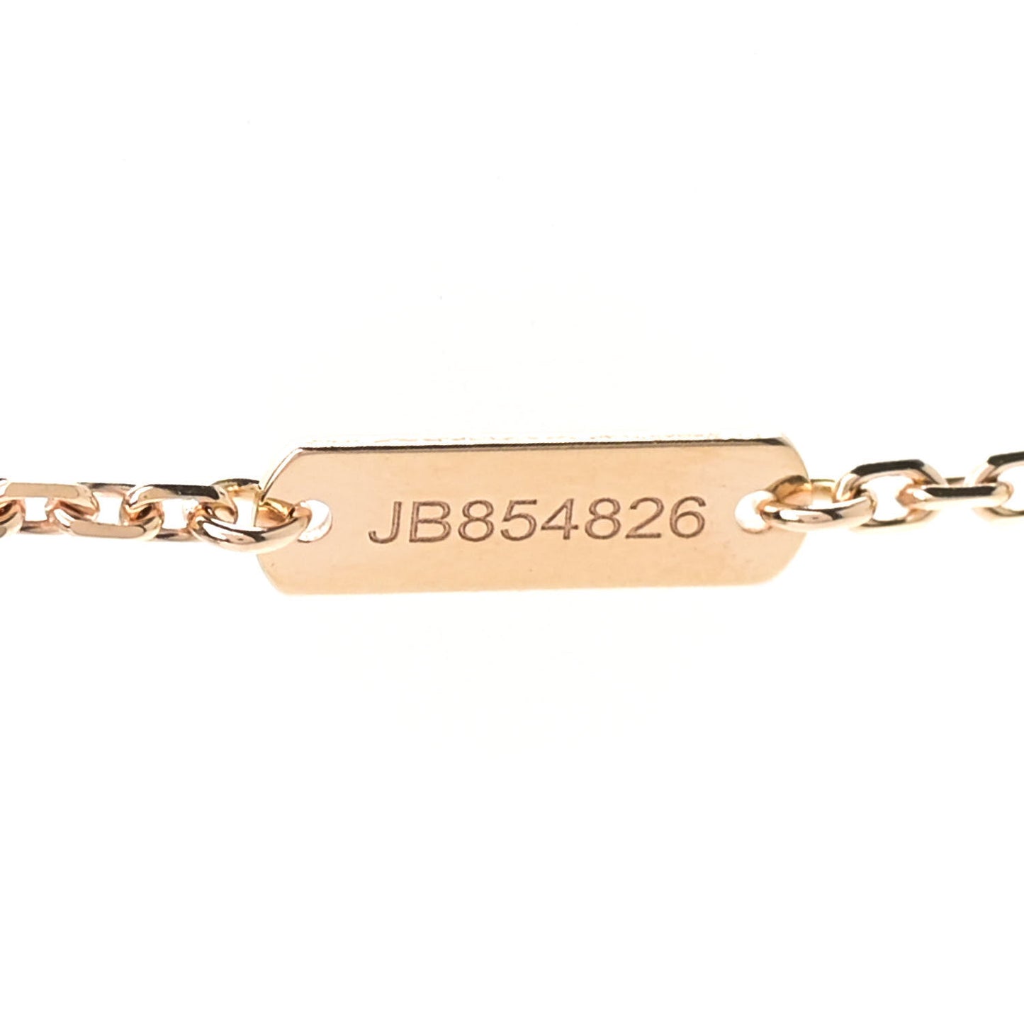 18K Rose Gold Vintage Alhambra Pendant Necklace