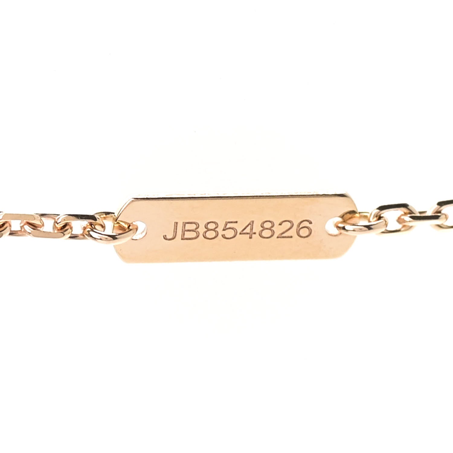 Van Cleef & Arpels 18K Rose Gold Vintage Alhambra Pendant Necklace 5 of 6
