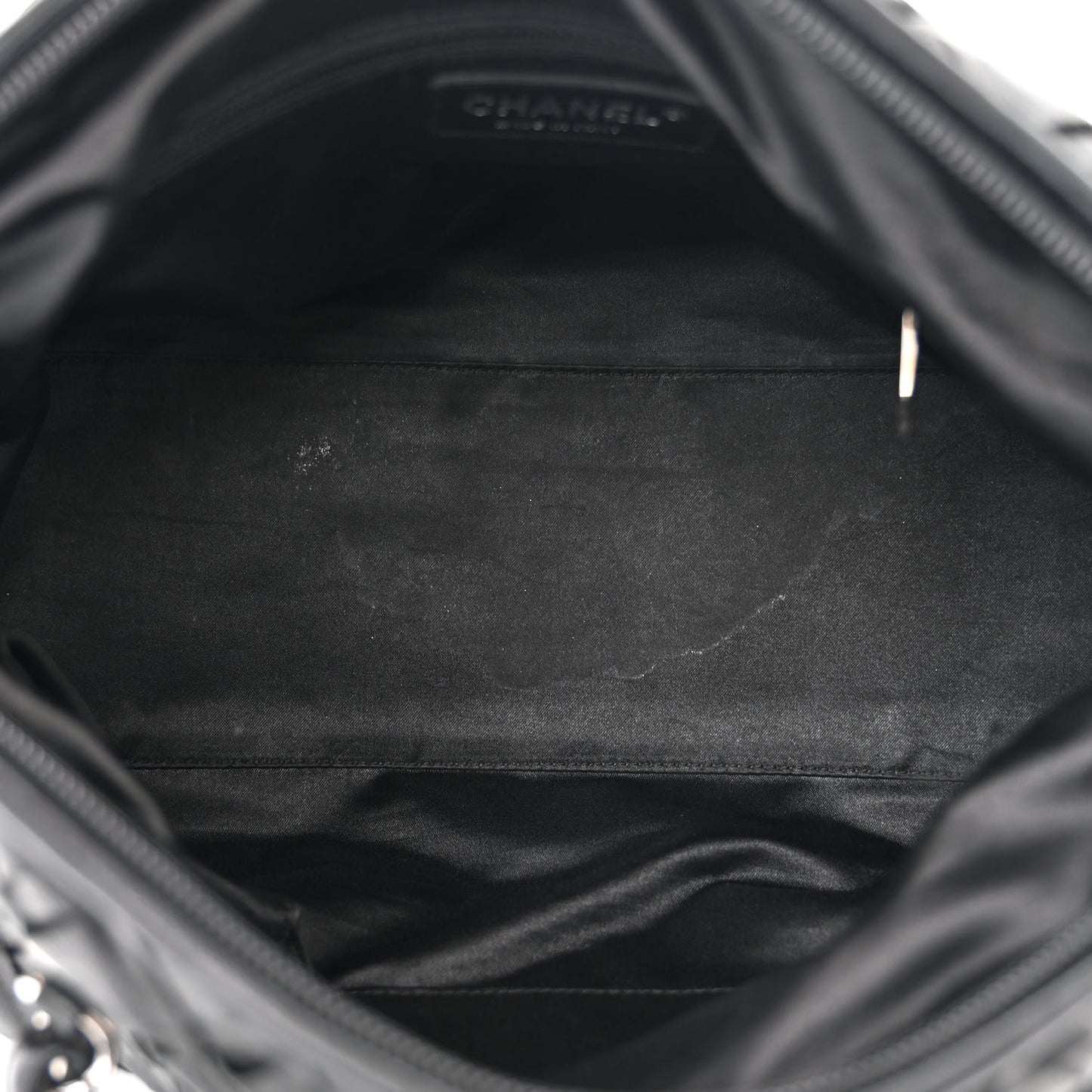 Lambskin Woven Medium Ultimate Soft Sombrero Bag Black