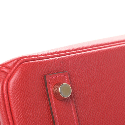 Hermes Epsom Birkin 30 Rouge Casaque 12 of 13