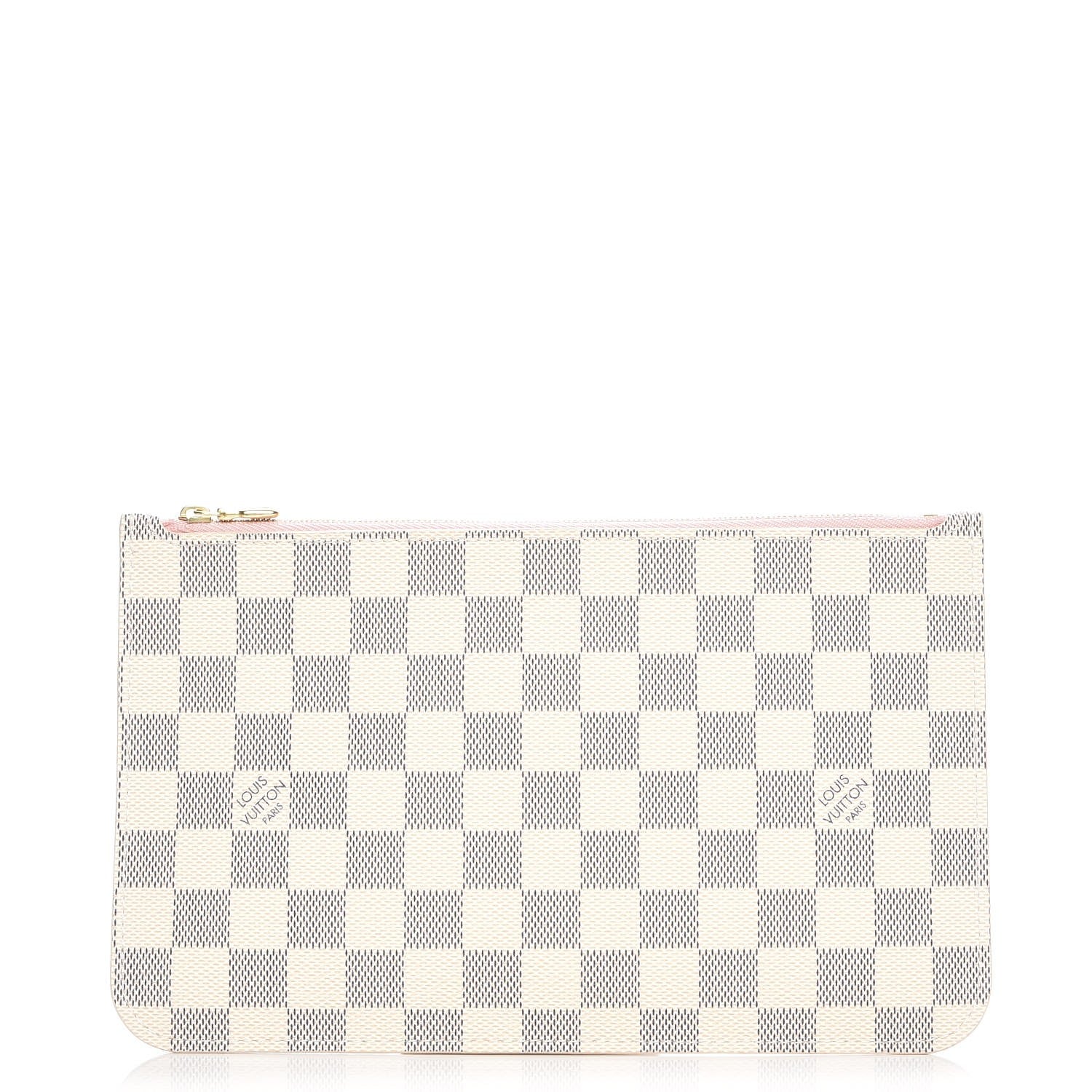 Louis Vuitton Damier Azur Neverfull MM GM Pochette Rose Ballerine 1 of 8