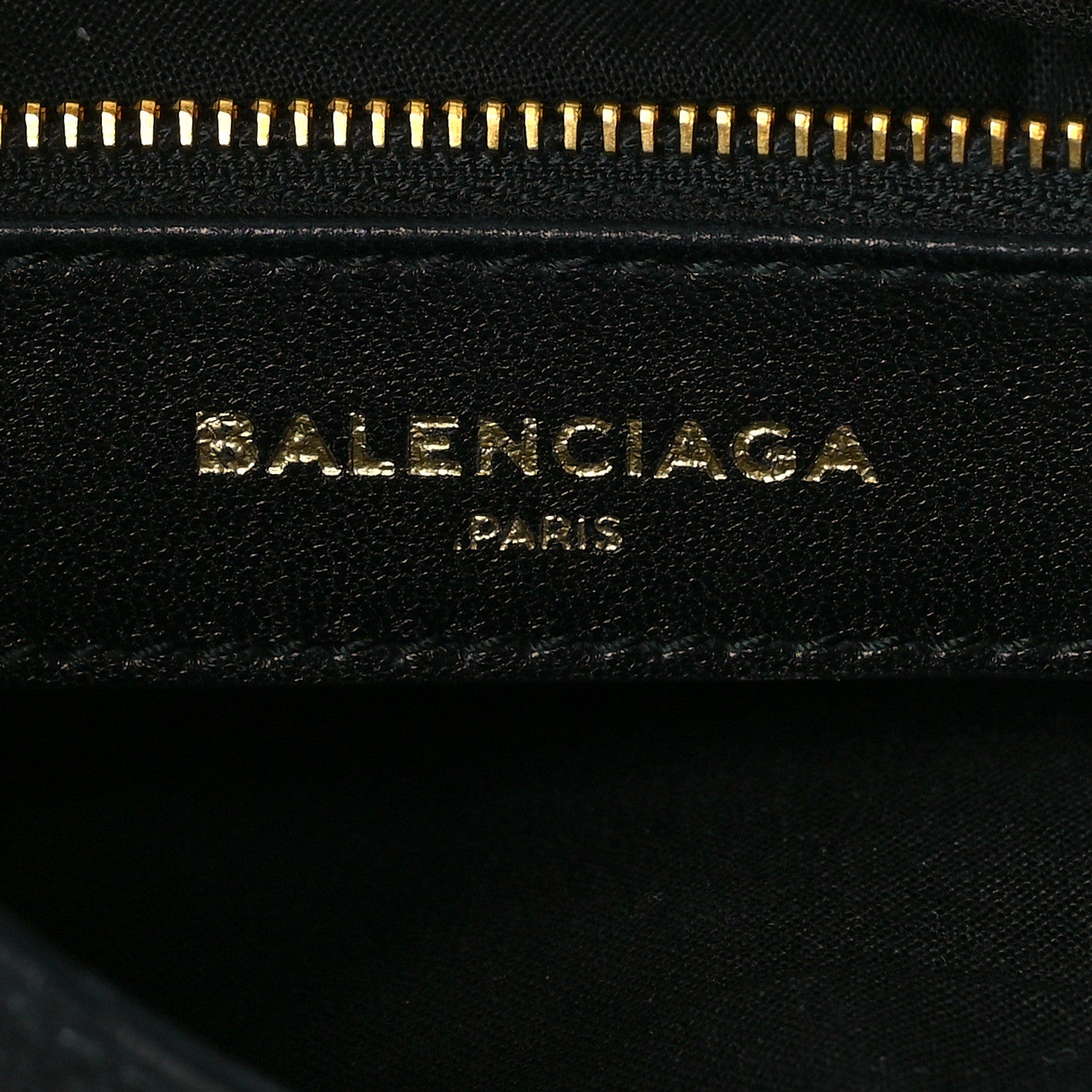 Balenciaga Chevre Gold Metallic Edge Hardware Mini City Black 6 of 11