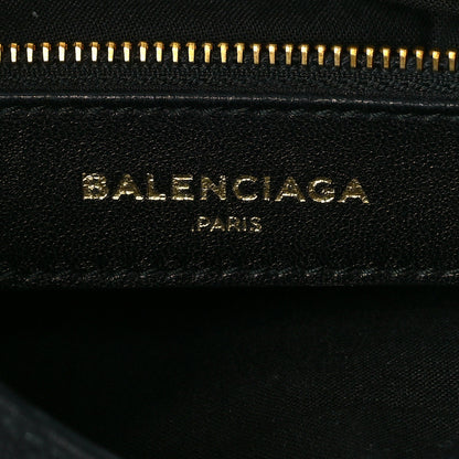 Balenciaga Chevre Gold Metallic Edge Hardware Mini City Black 6 of 11