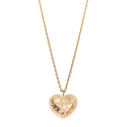Louis Vuitton Inclusion Heart Necklace White 1 of 6