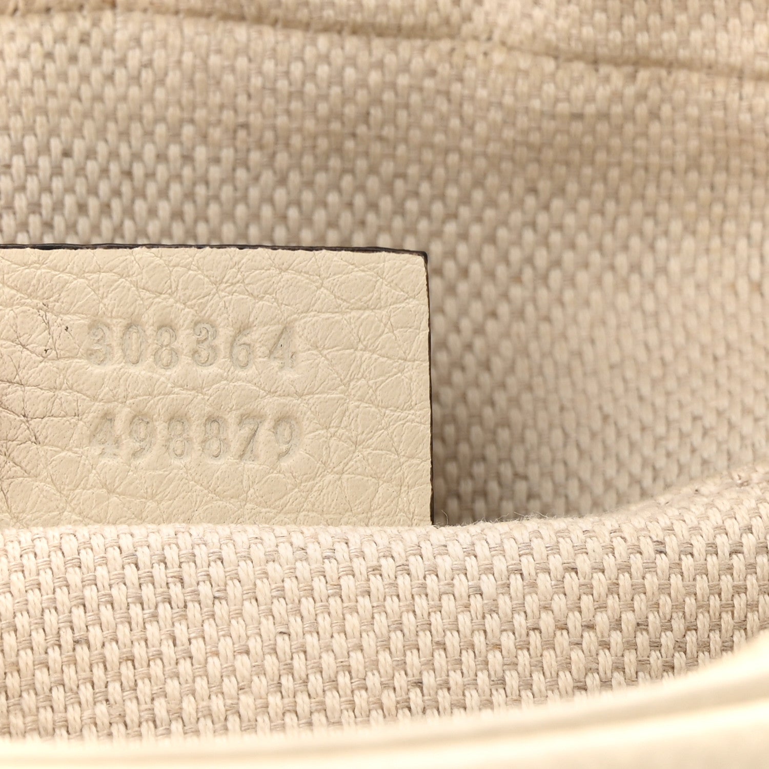 Gucci Pebbled Calfskin Small Soho Disco Bag Off White 7 of 12