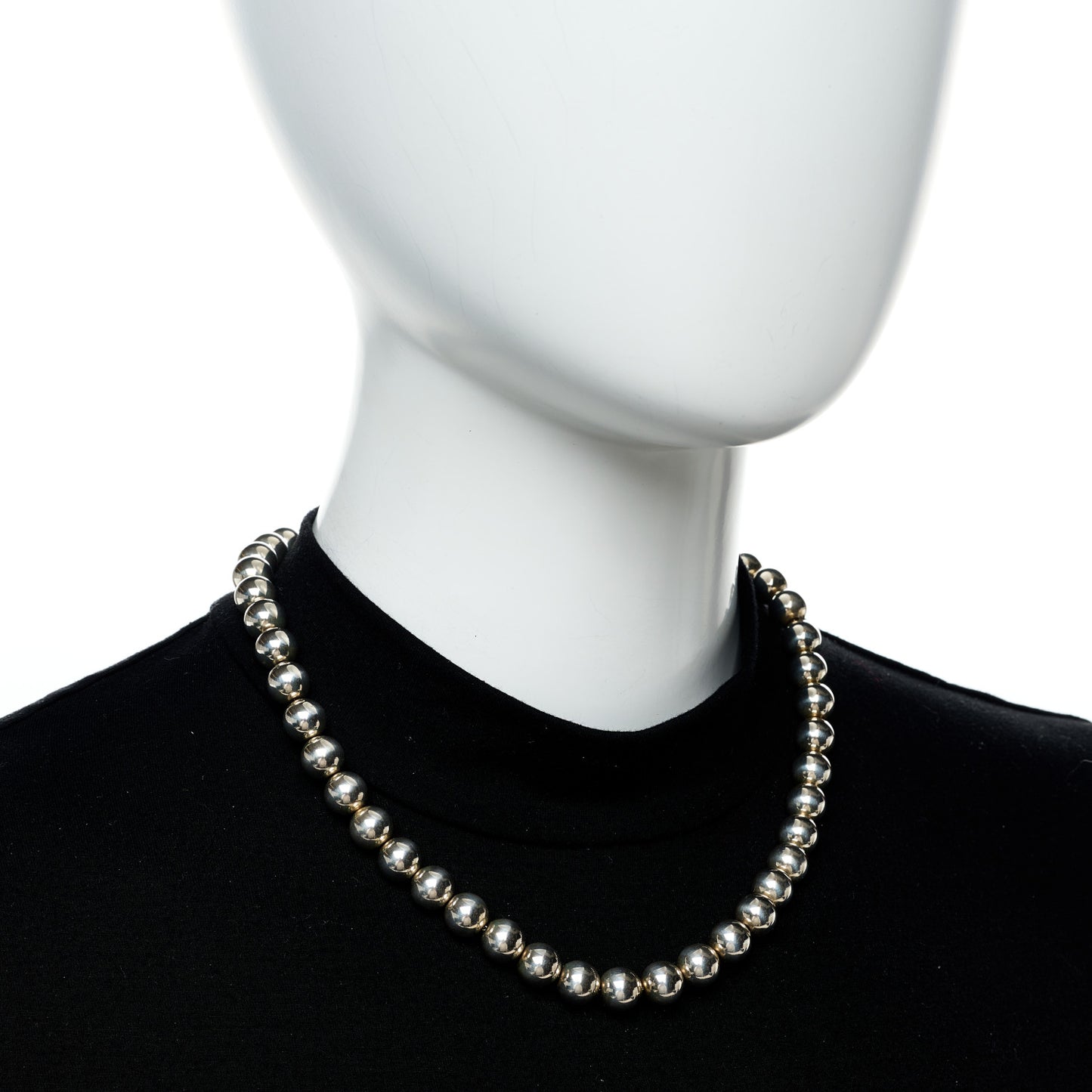 Sterling Silver 10mm Hardwear Ball Necklace